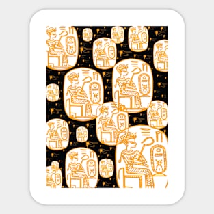 Egyptian Pattern Sticker